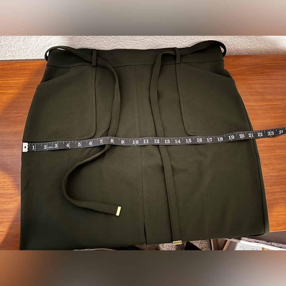 New York Clothing Co green skirt sz L - Picture 6 of 8